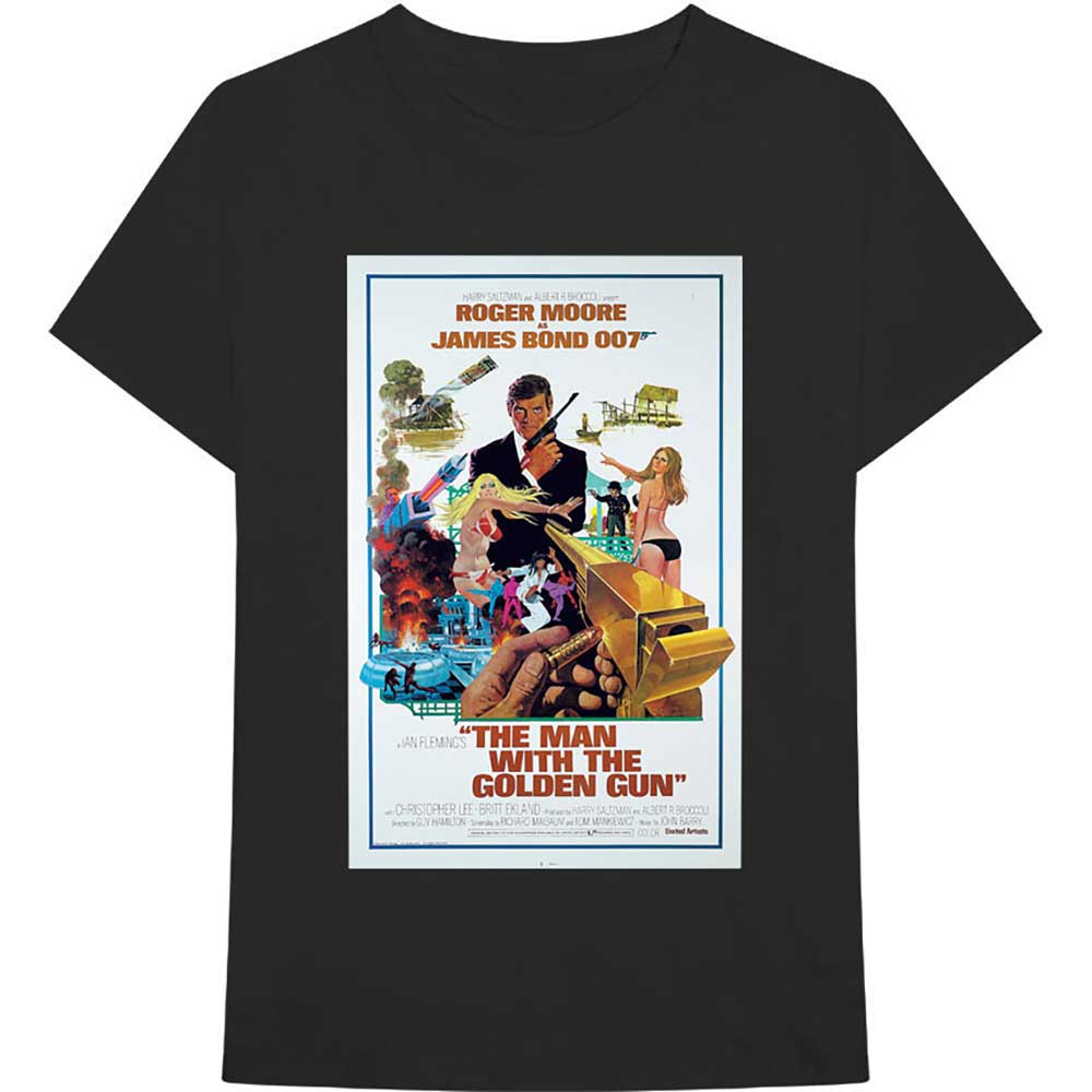 James Bond 007 T-Shirt: The Man With The Golden Gun Poster