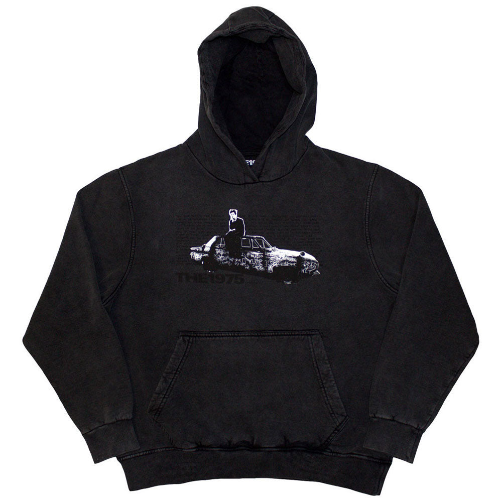 The 1975 Stone Wash Pullover Hoodie: Car Photo