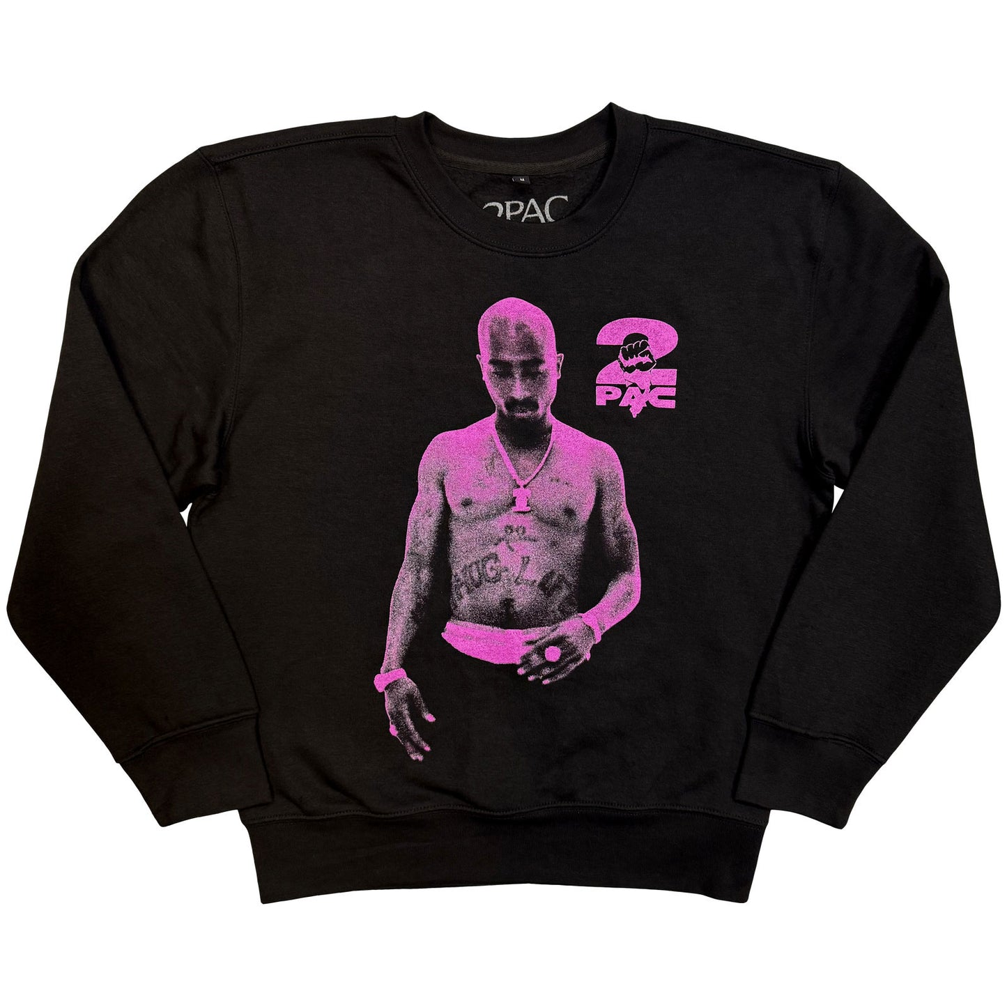 Tupac Sweatshirt: Thuglife Purple