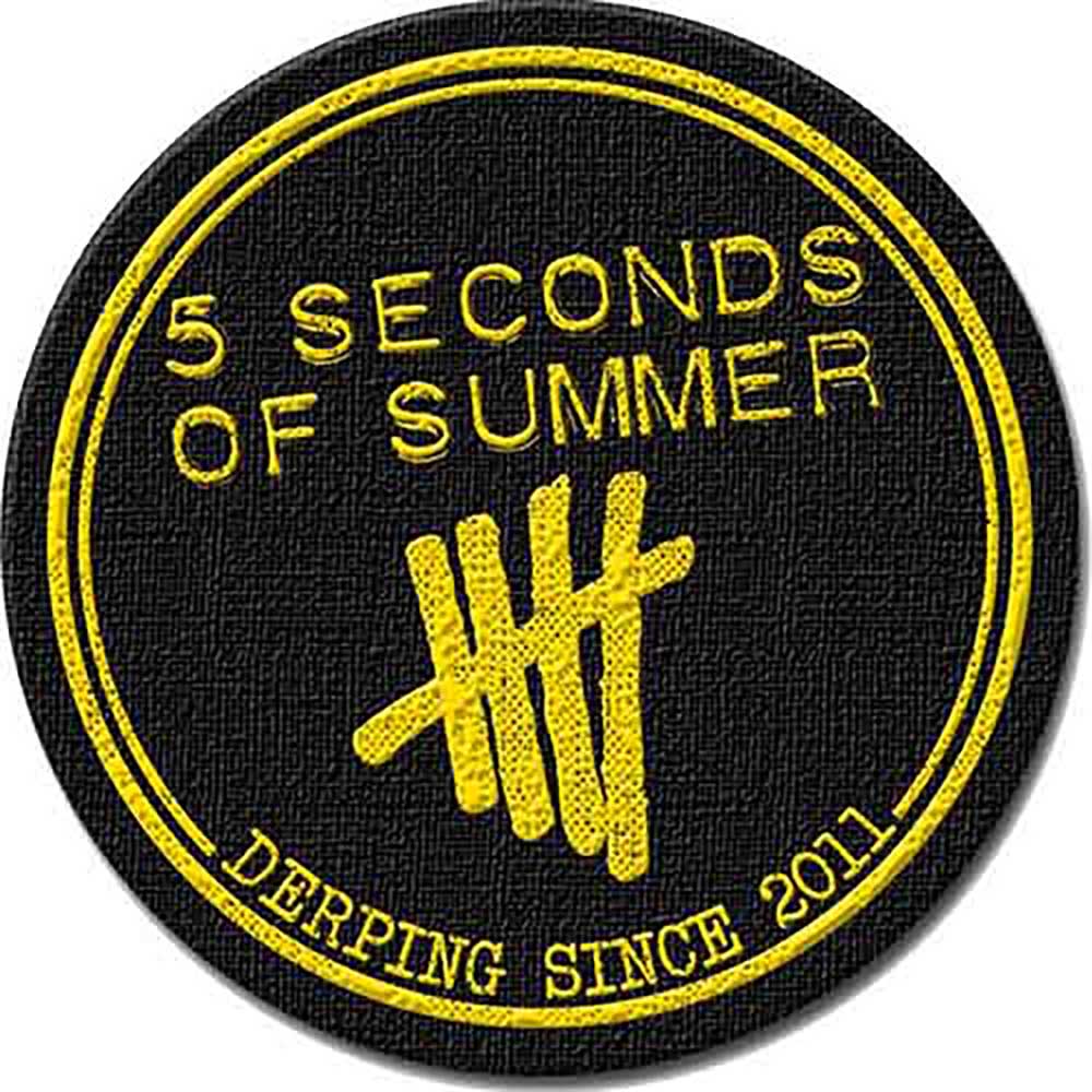 5 Seconds of Summer Patch: Derping Stamp