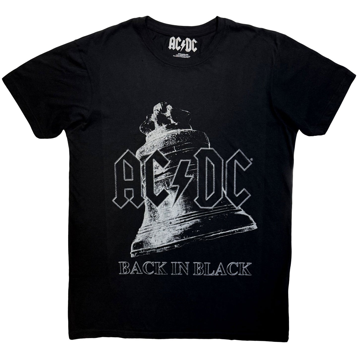 AC/DC Carbon T-Shirt: Back In Black Bell