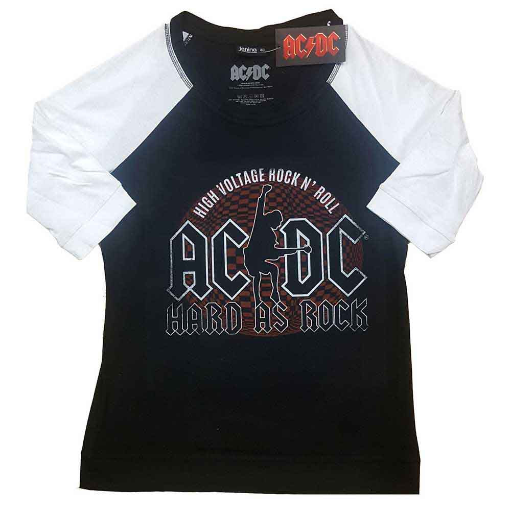 AC/DC Ladies T-Shirt: Hard As Rock