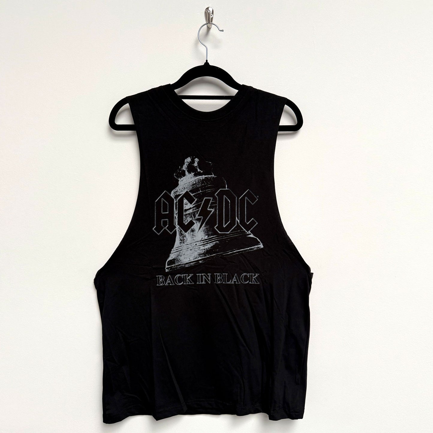AC/DC Vest T-Shirt: Back In Black Bell