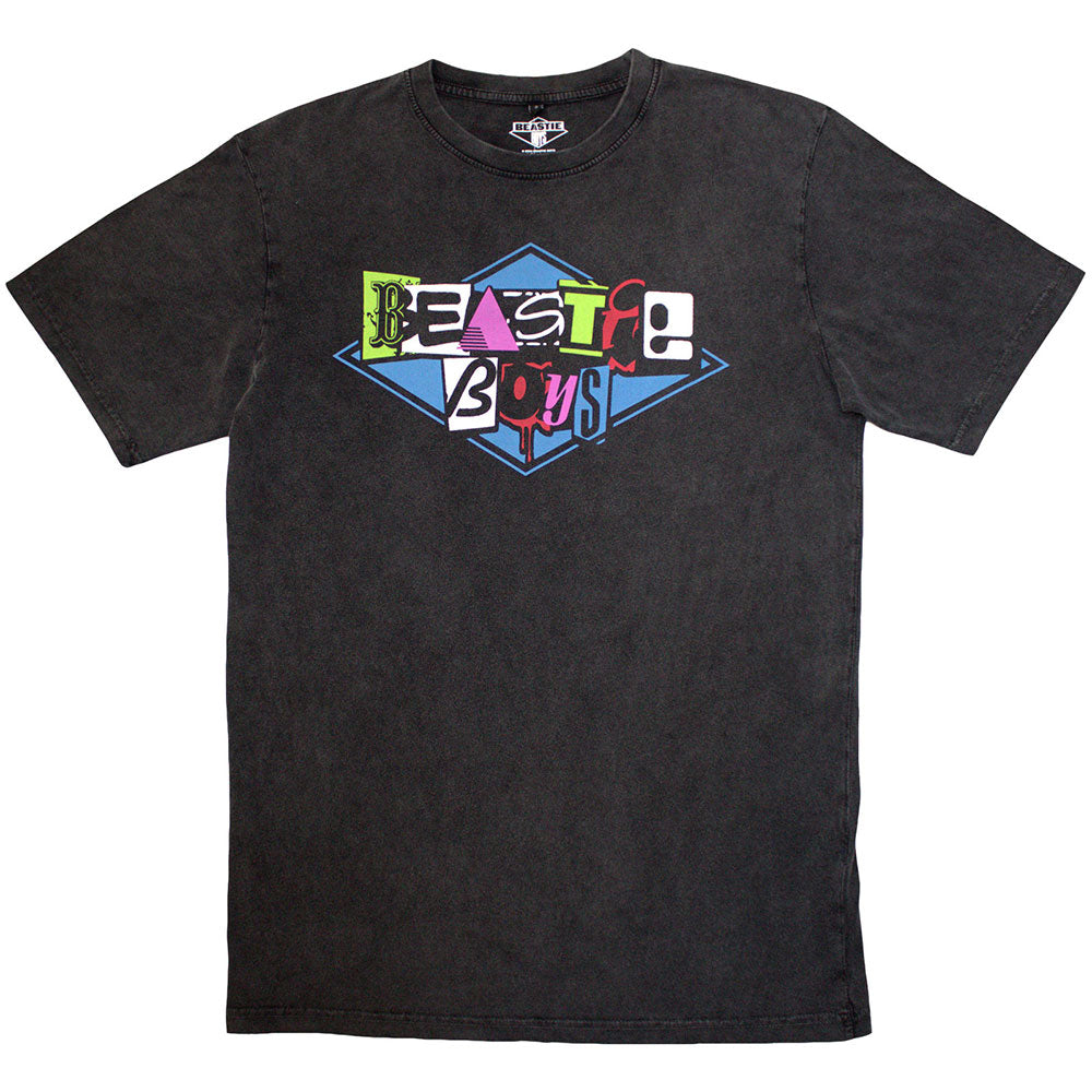 The Beastie Boys Stone Wash T-Shirt: Multicolour Logo