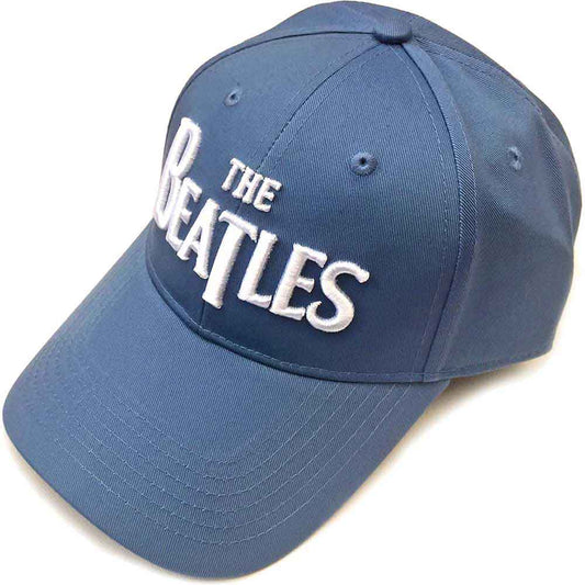 The Beatles Baseball Cap: White Drop T Logo