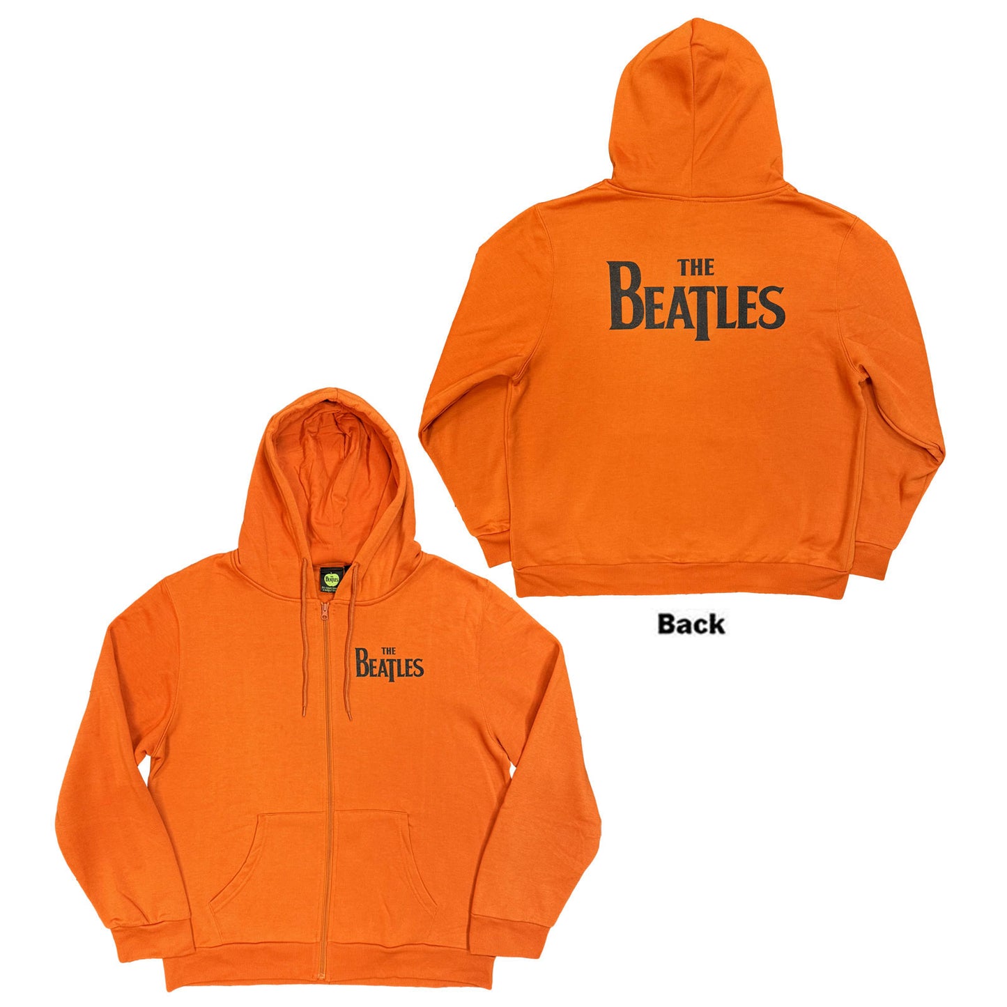 The Beatles Zipped Hoodie: Drop T Logo