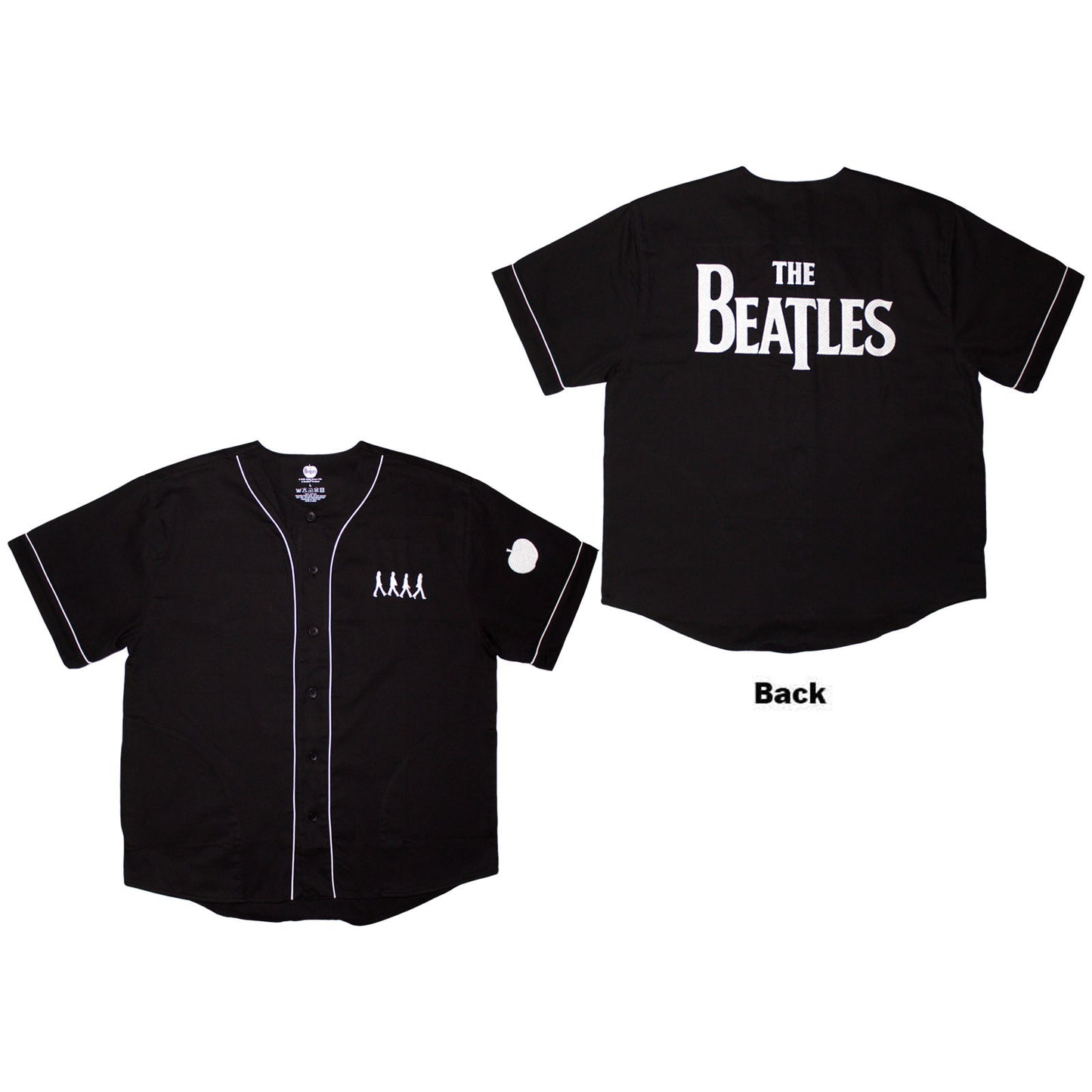 The Beatles Baseball Jersey: Apple Logo / Walking