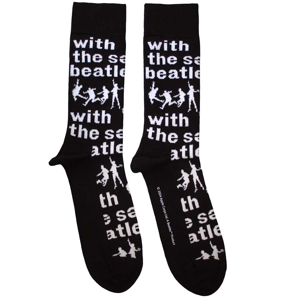 The Beatles Socks: With The Beatles Silhouettes Repeat
