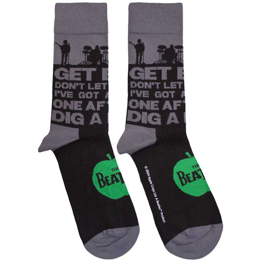 The Beatles Socks: Rooftop Silhouettes & Apple
