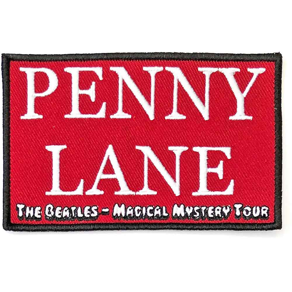 The Beatles Patch: Penny Lane Red
