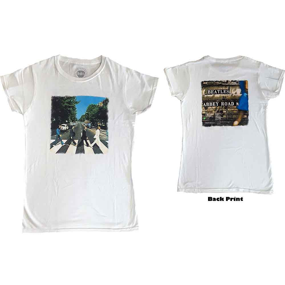The Beatles Ladies T-Shirt: Vintage Abbey Road