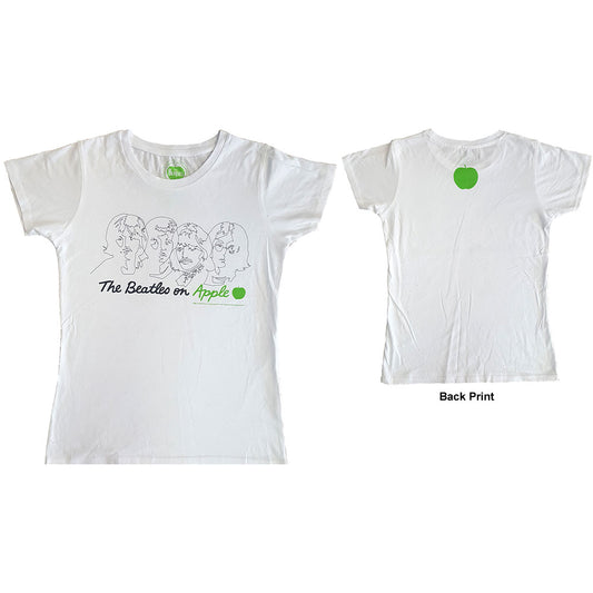 The Beatles Ladies T-Shirt: On Apple