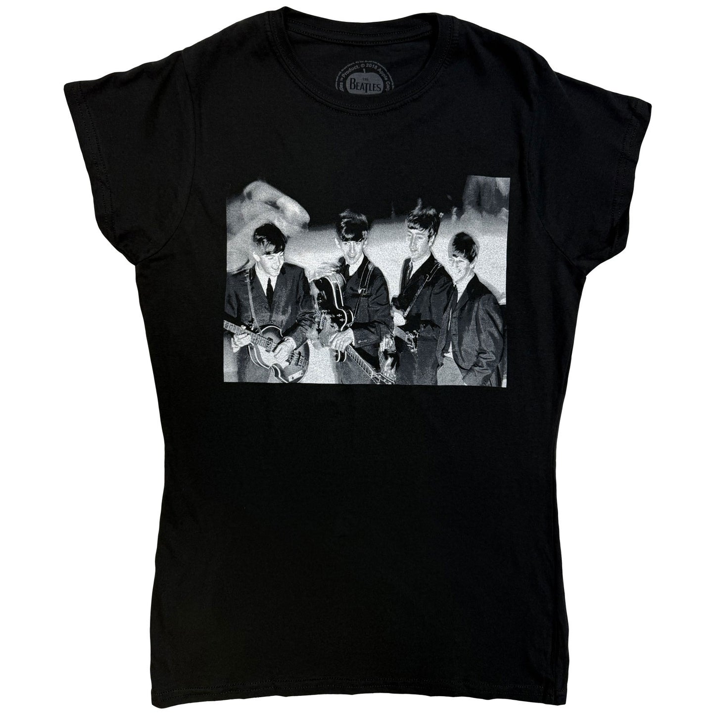 The Beatles Ladies T-Shirt: Smiles Photo