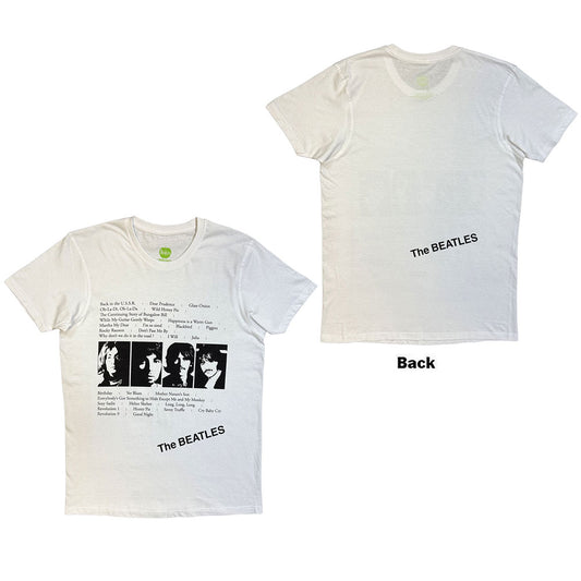 The Beatles T-Shirt: White Album Tracks