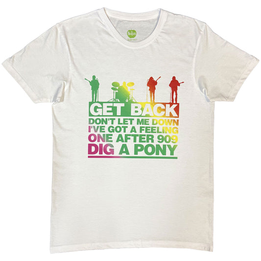 The Beatles T-Shirt: Get Back Gradient