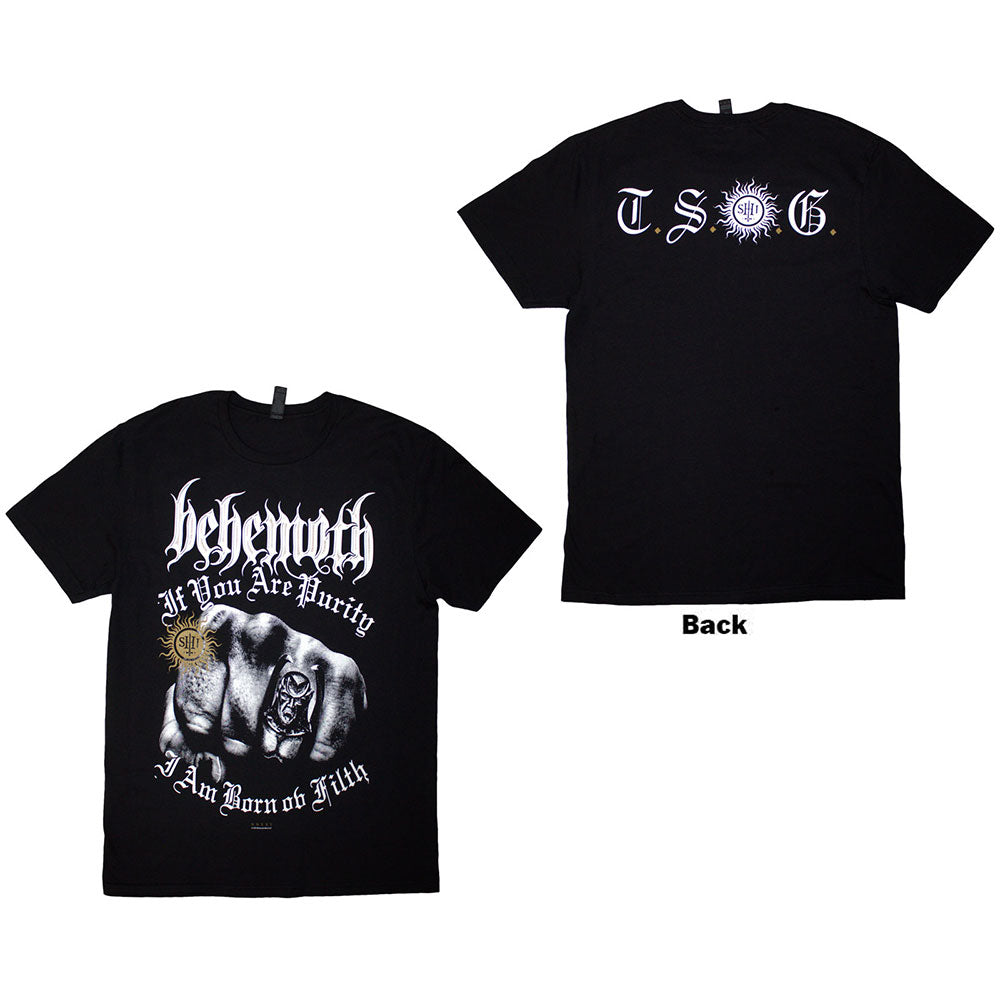 Behemoth T-Shirt: The Shit Ov God Purity Fist
