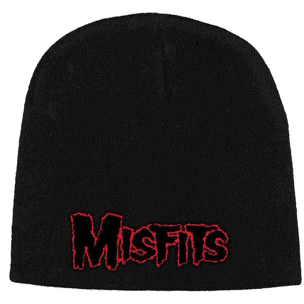Misfits Beanie Hat: Red Logo