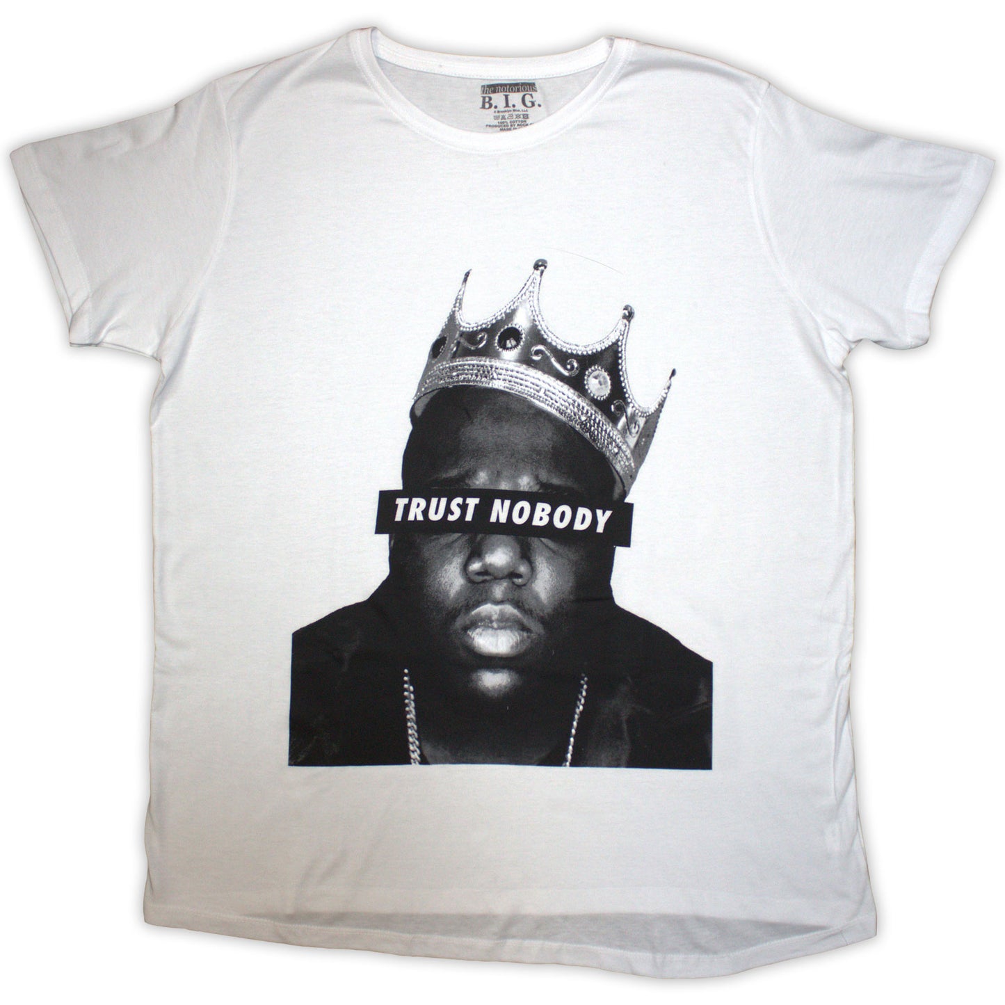 Biggie Smalls Ladies T-Shirt: Trust Nobody