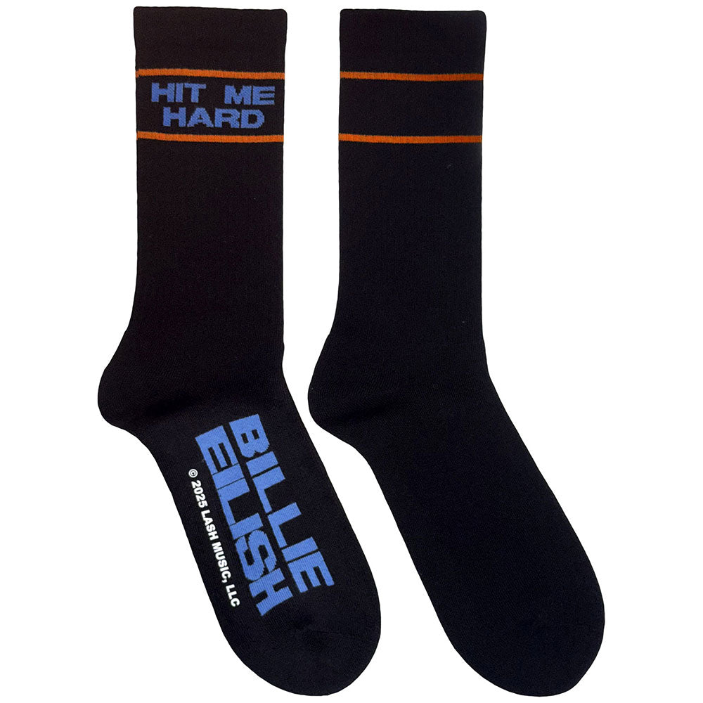 Billie Eilish Terry Socks: Hit Me Hard & Soft
