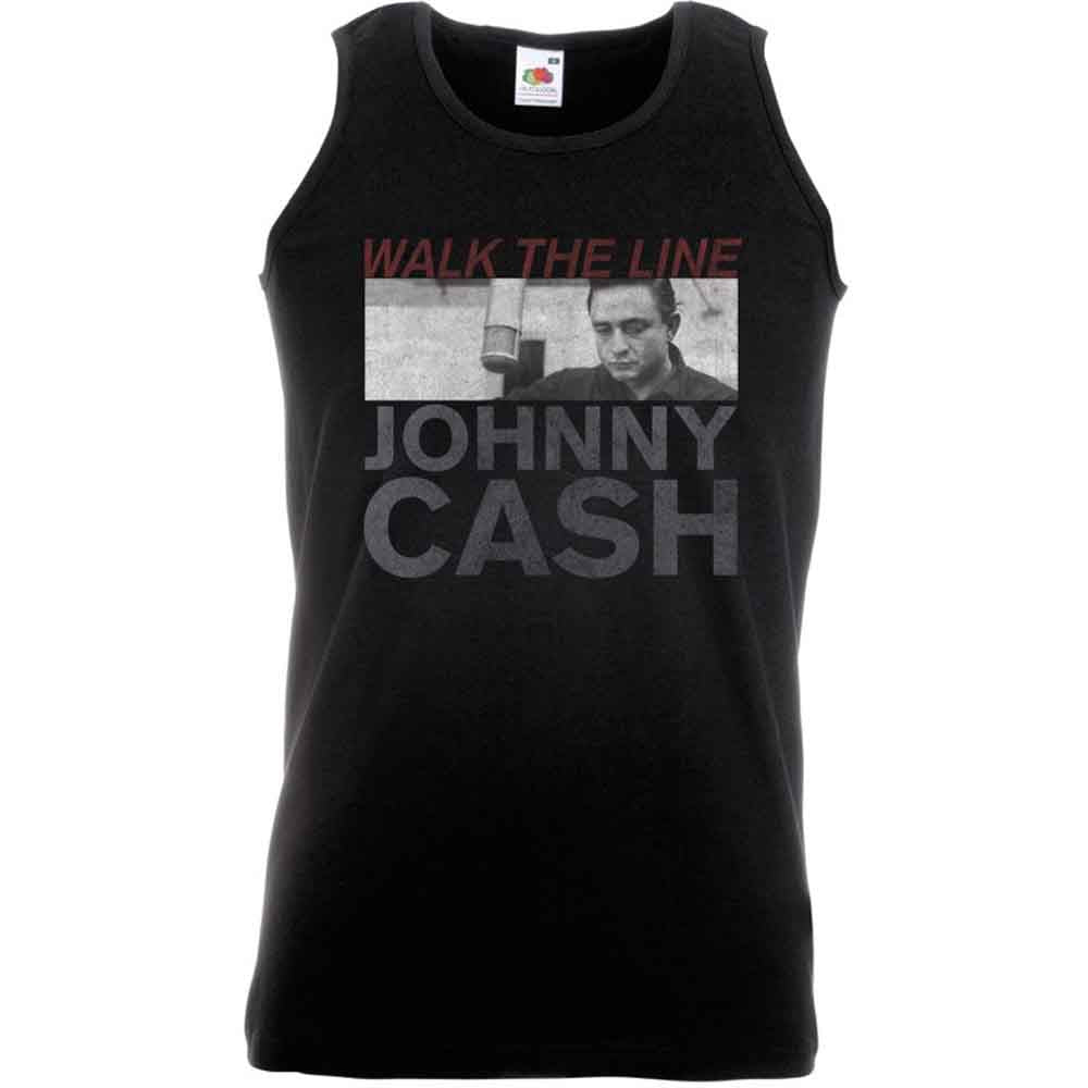 Johnny Cash Vest T-Shirt: Studio Shot