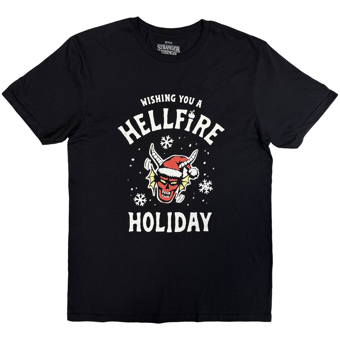 Netflix T-Shirt: Stranger Things - Wishing You A Hell Fire