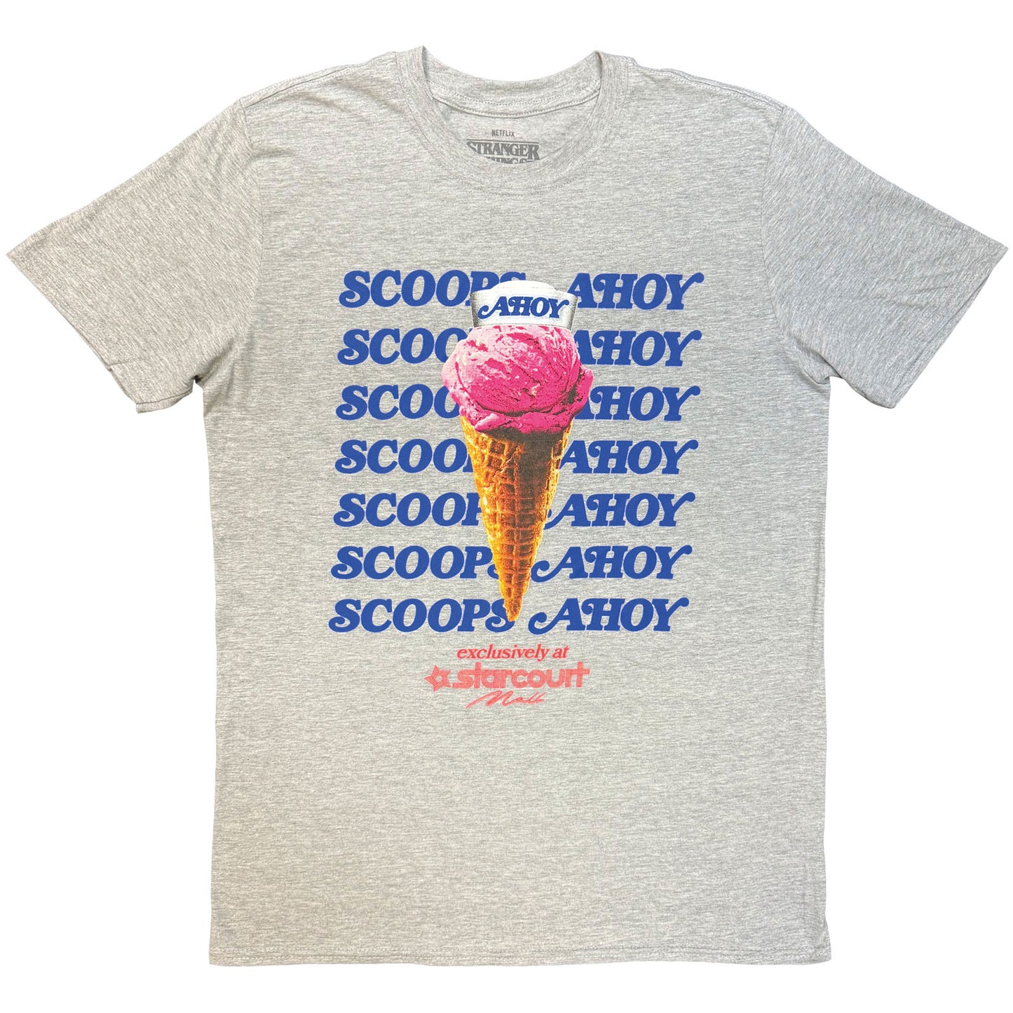 Netflix T-Shirt: Stranger Things - Scoop Ahoy Ice Cream