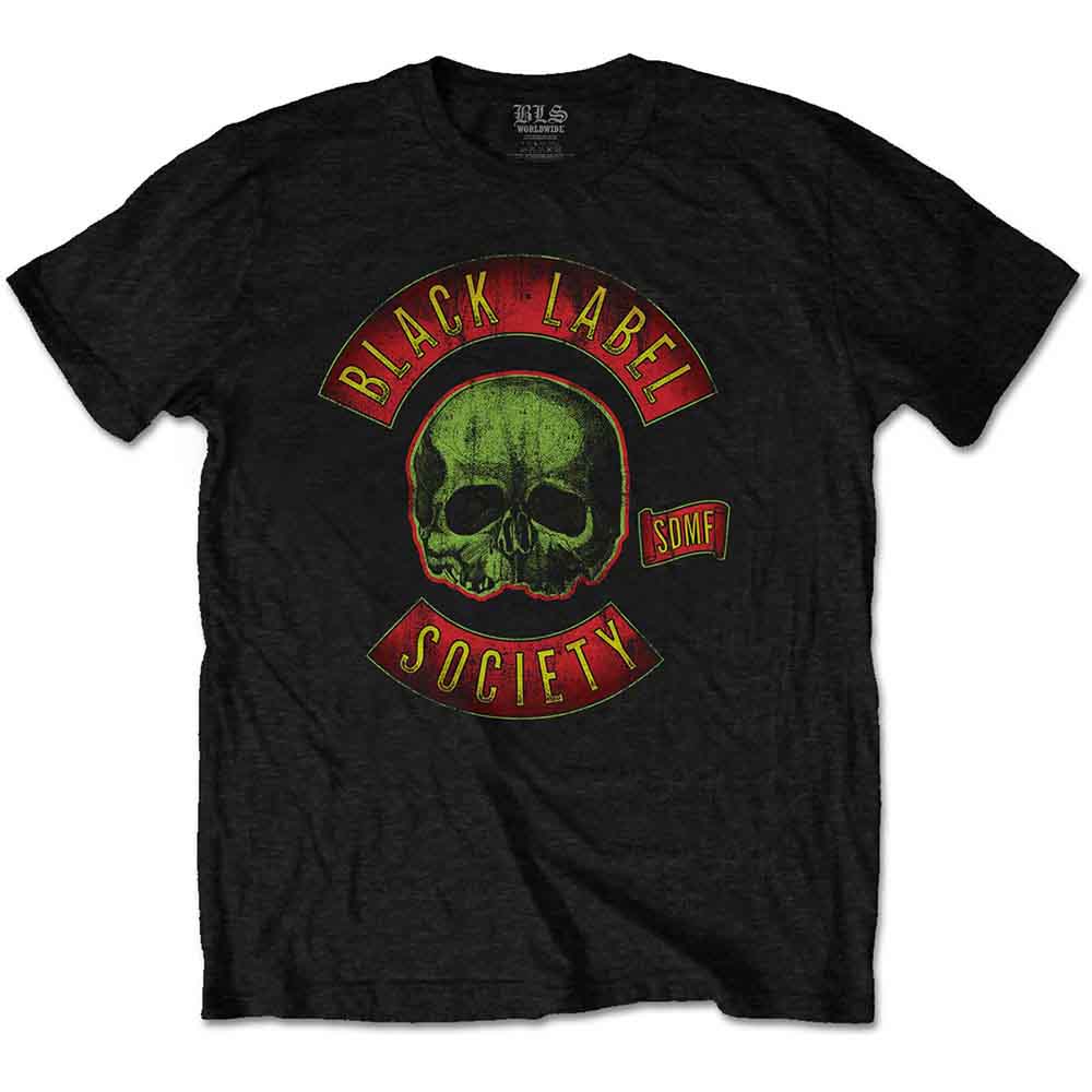 Black Label Society T-Shirt: Skull Logo Colour