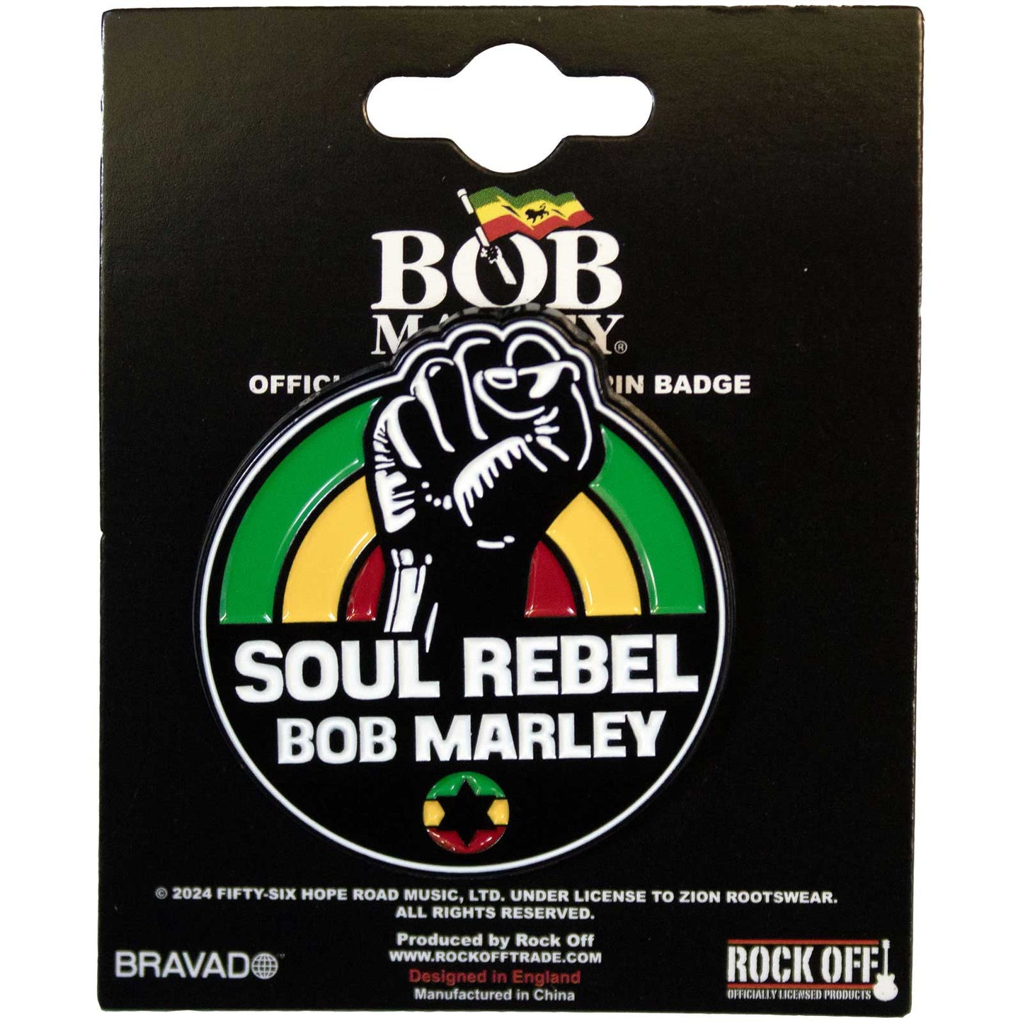 Bob Marley Badge: Soul Rebel