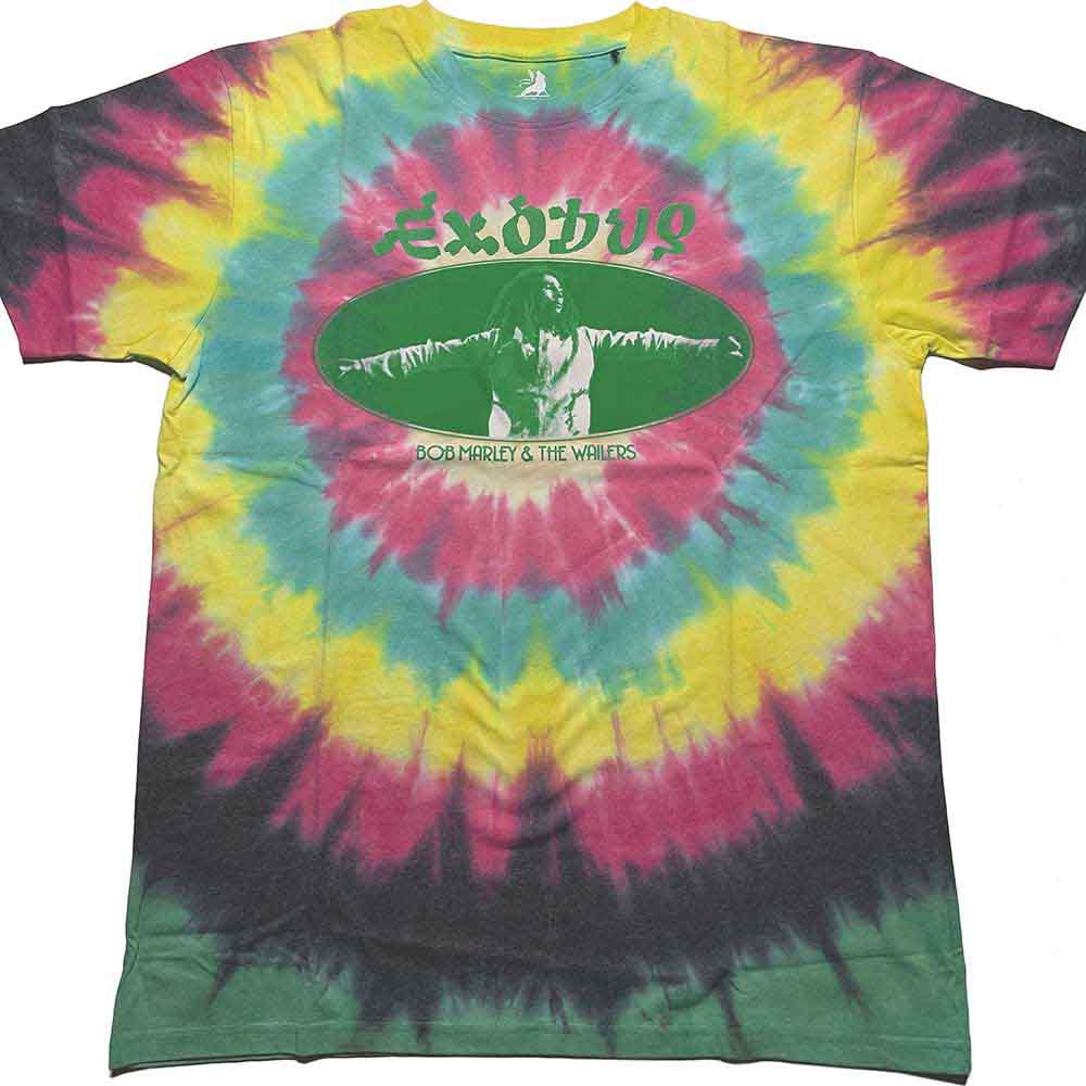 Bob Marley T-Shirt: Exodus Oval