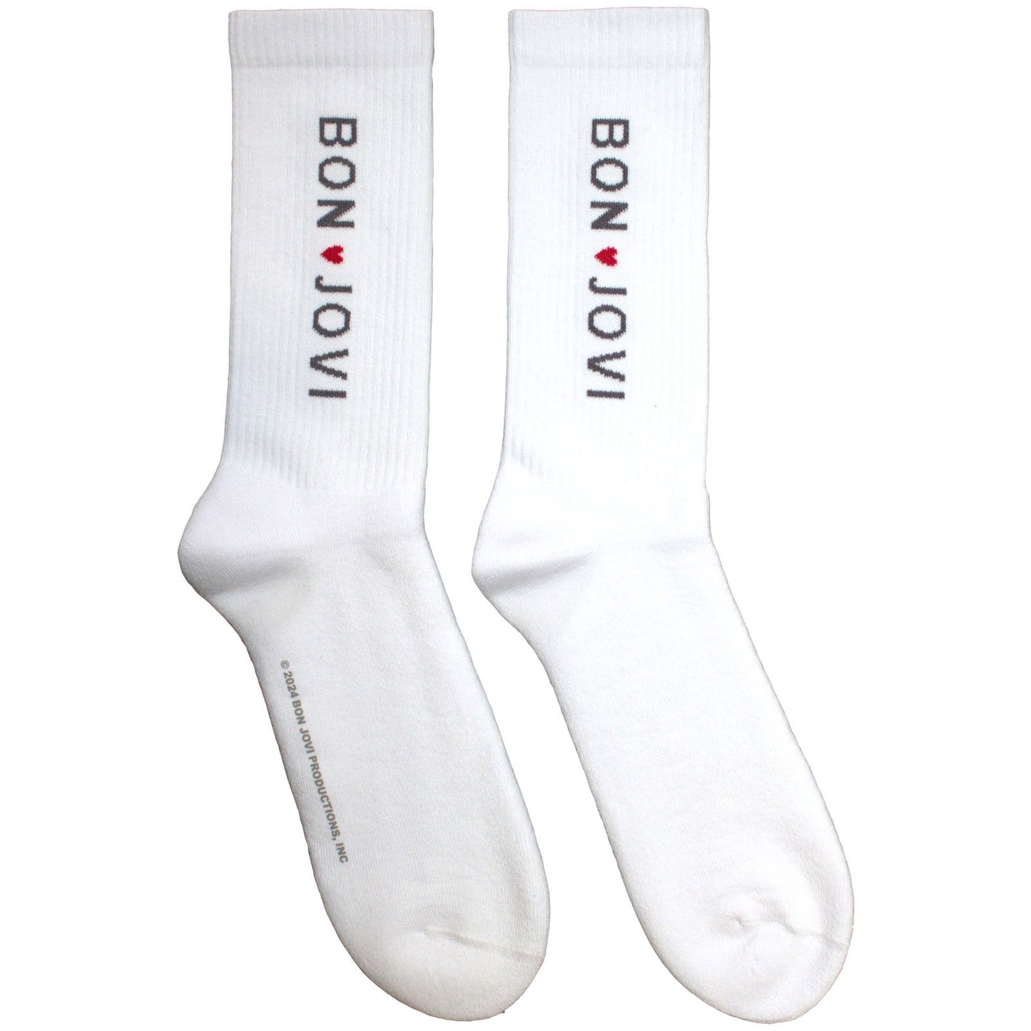Bon Jovi Terry Socks: Heart