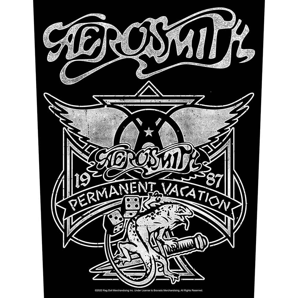 Aerosmith Back Patch: Permanent Vacation