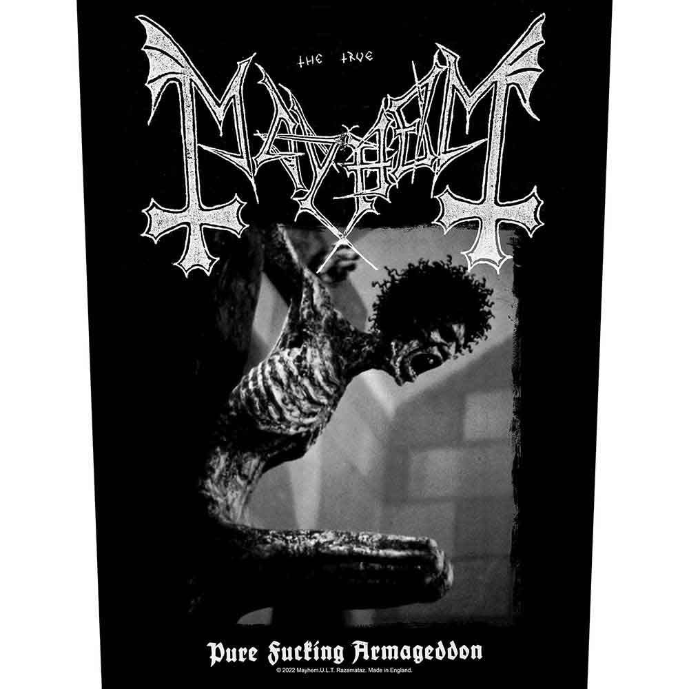 Mayhem Back Patch: Pure Fucking Armageddon