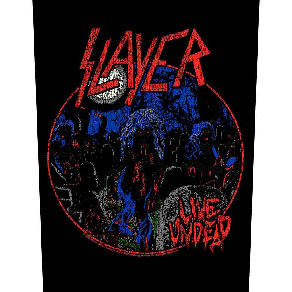 Slayer Back Patch: Live Undead