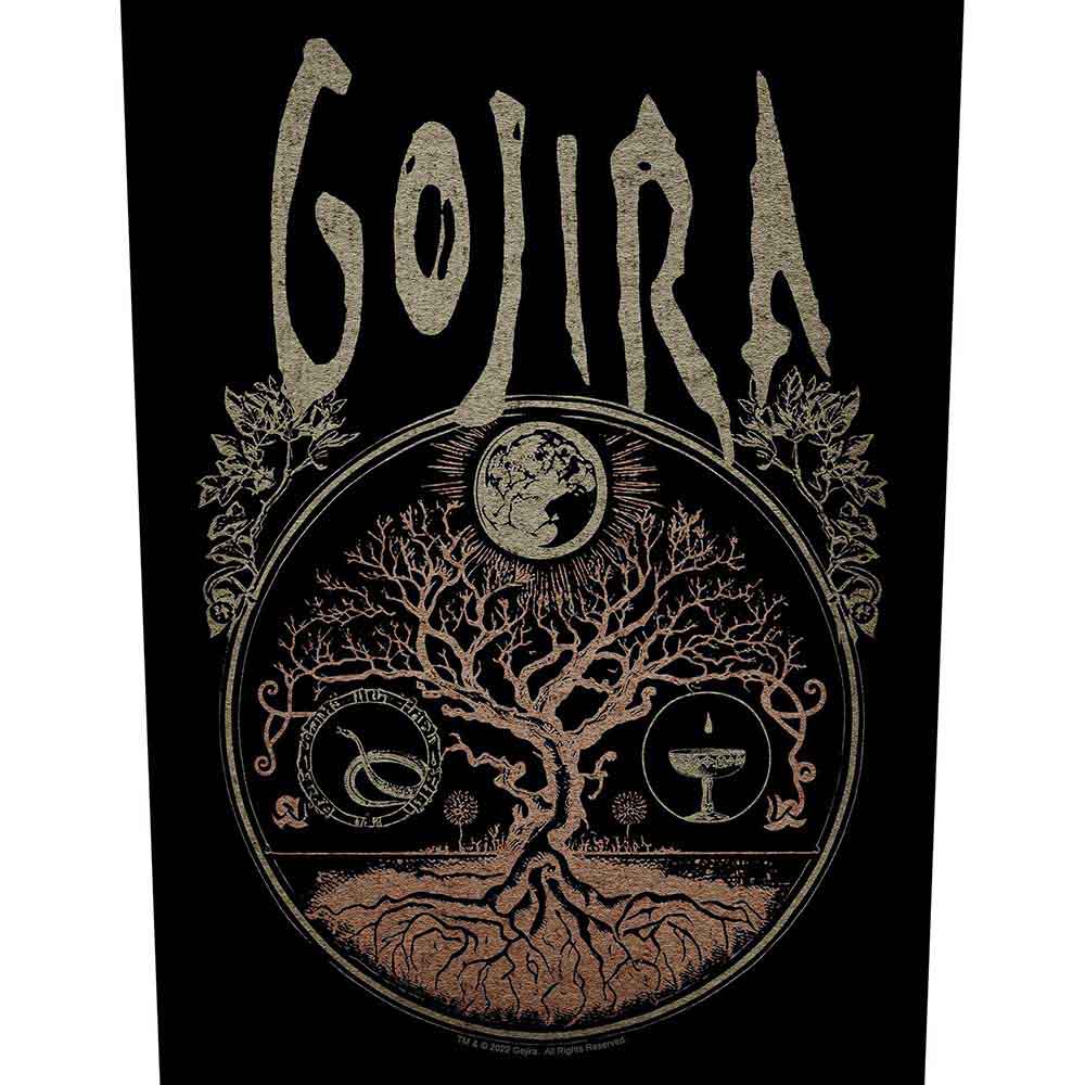 Gojira Back Patch: Tree Of Life