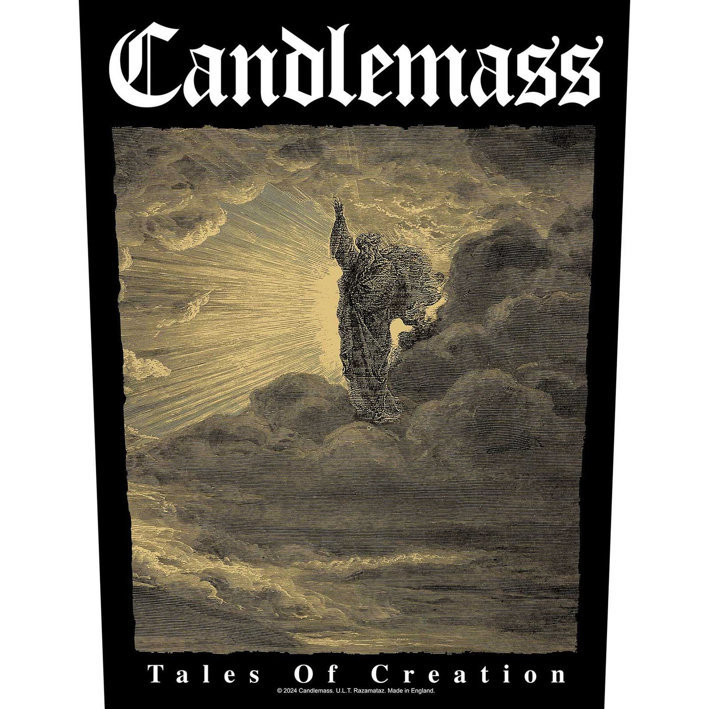 Candlemass Back Patch: Tales Of Creation