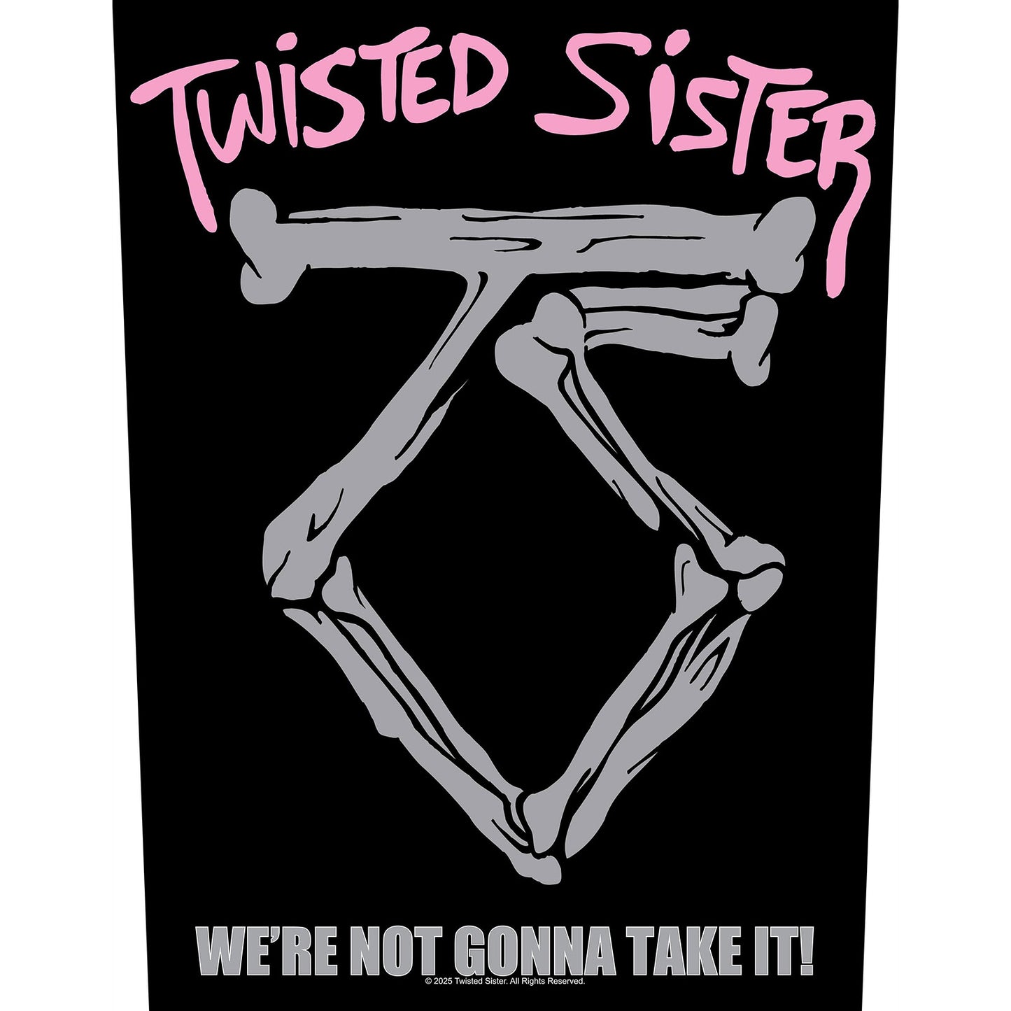 Twisted Sister Back Patch: We're Not Gonna Take It