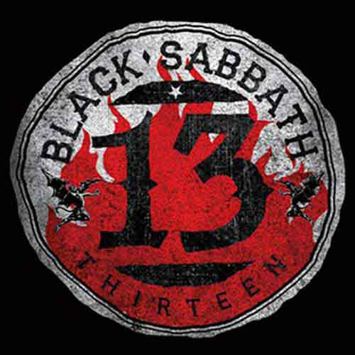 Black Sabbath Coaster: 13 Flame Circle