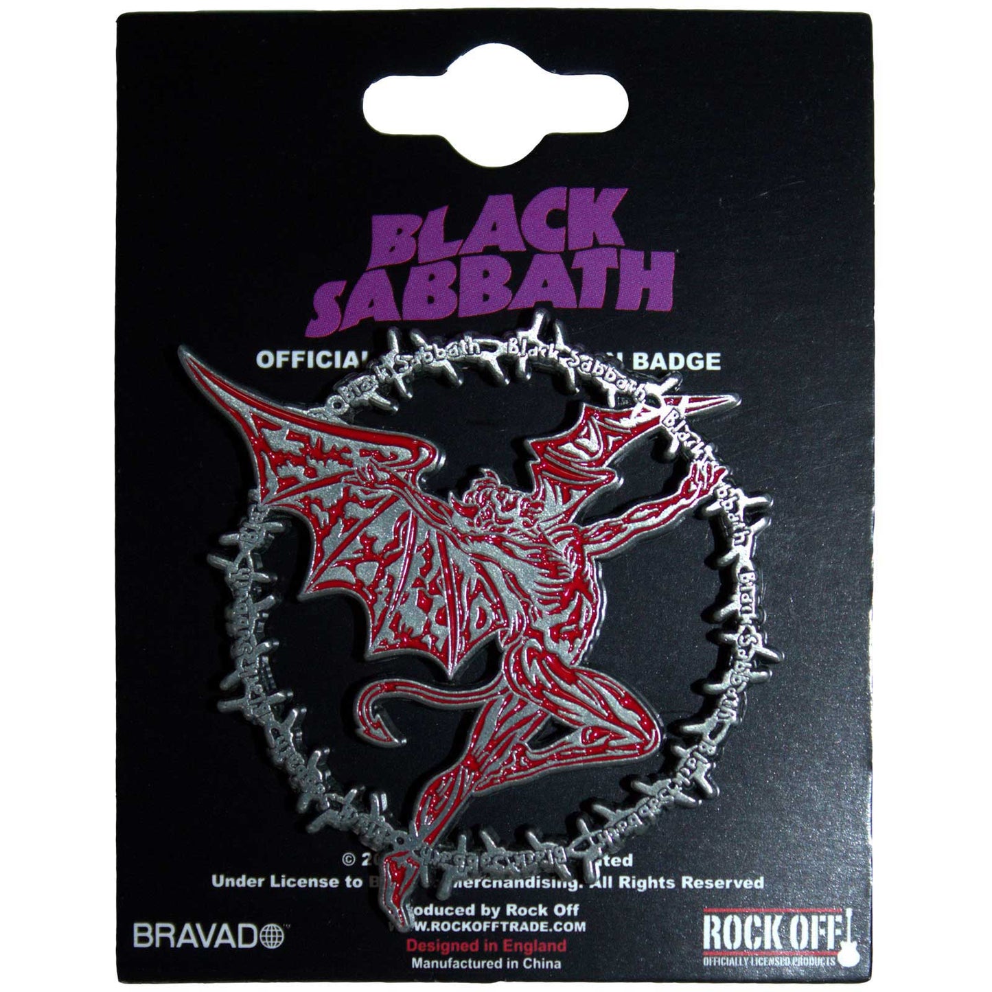 Black Sabbath Badge: Daemon Ring