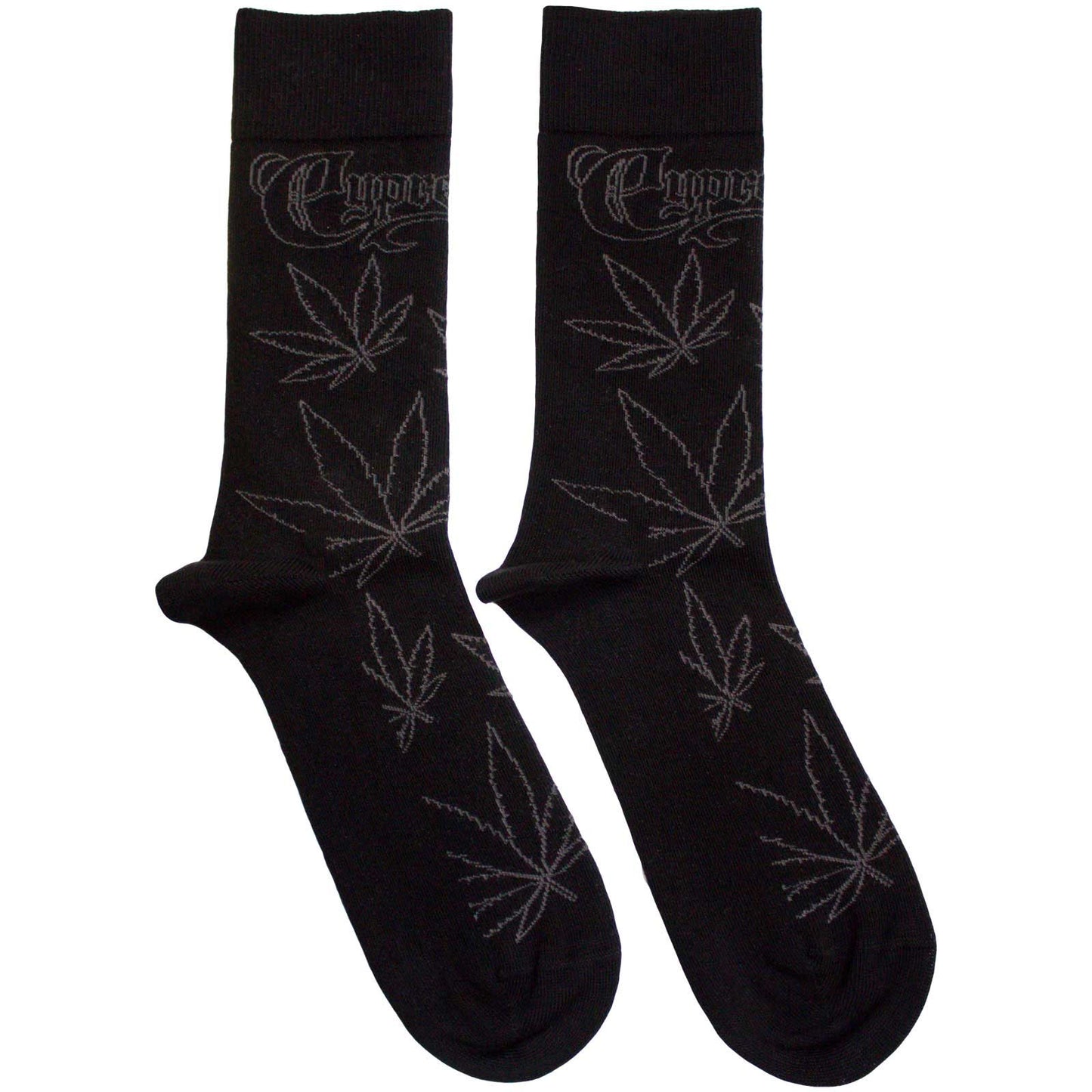 Cypress Hill Socks: Leaf Pattern