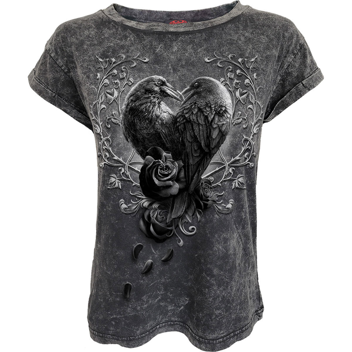 Spiral T-Shirt: Raven Heart