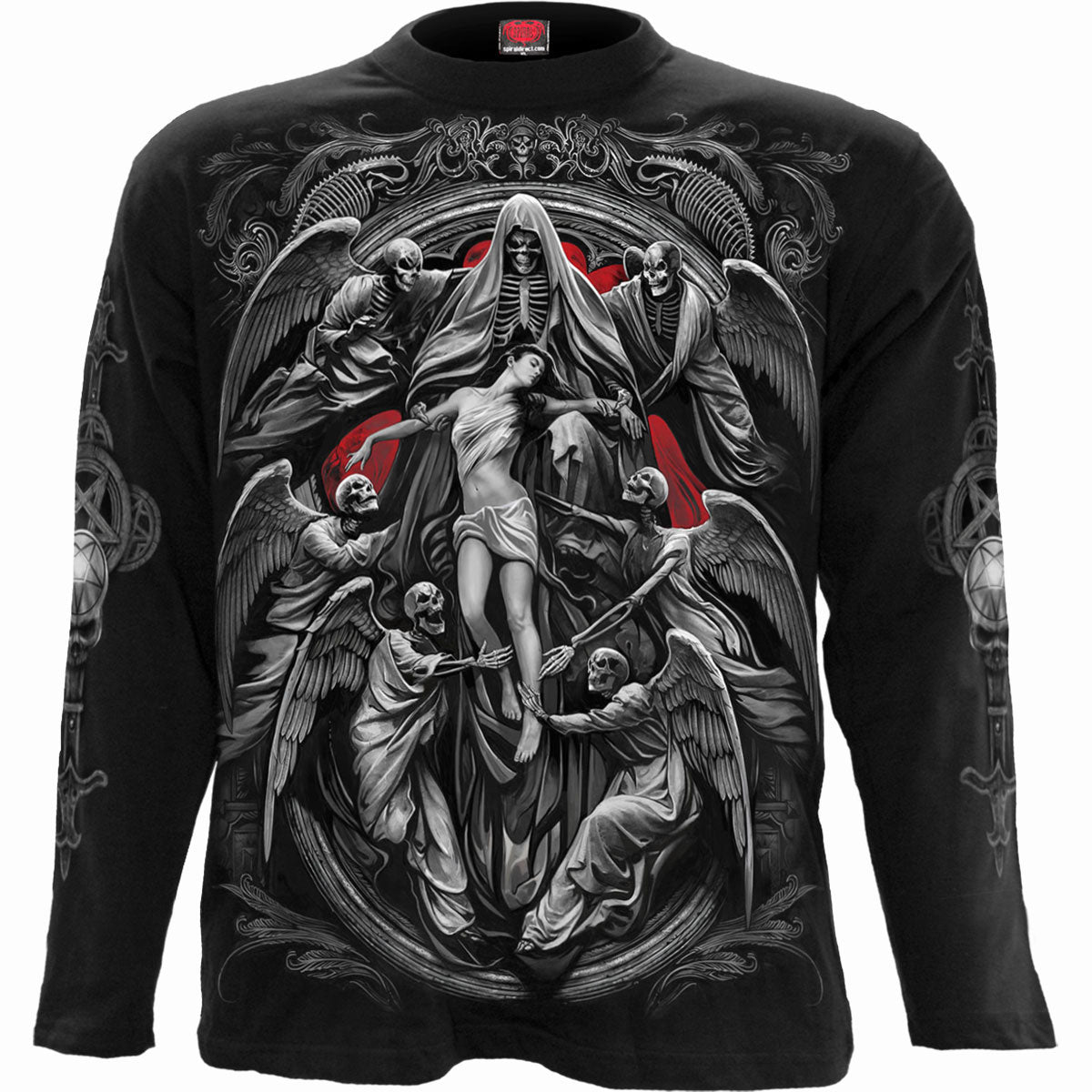 Spiral Long Sleeve T-Shirt: Reaper's Door