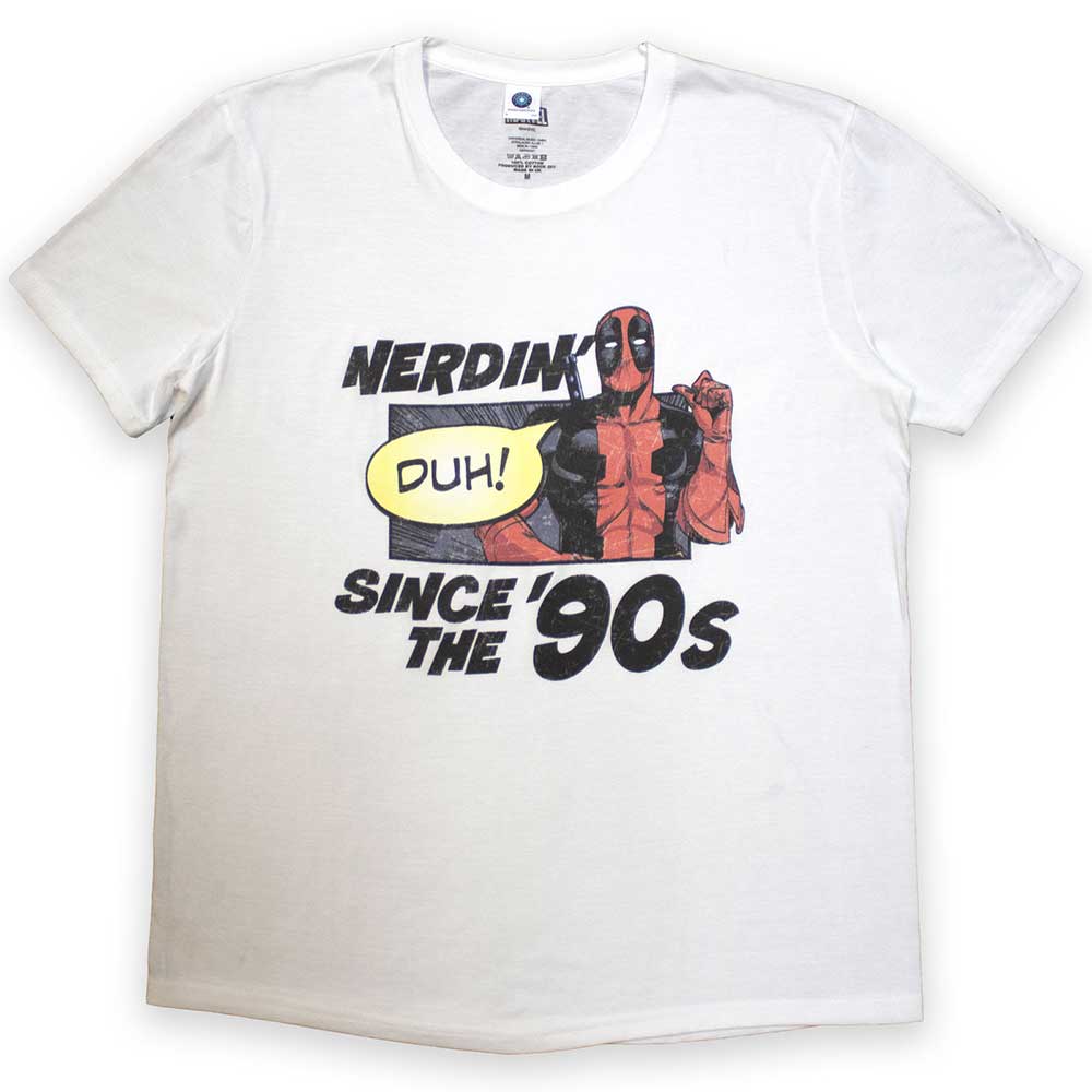 Marvel Comics T-Shirt: Deadpool Nerdin' Since The '90s