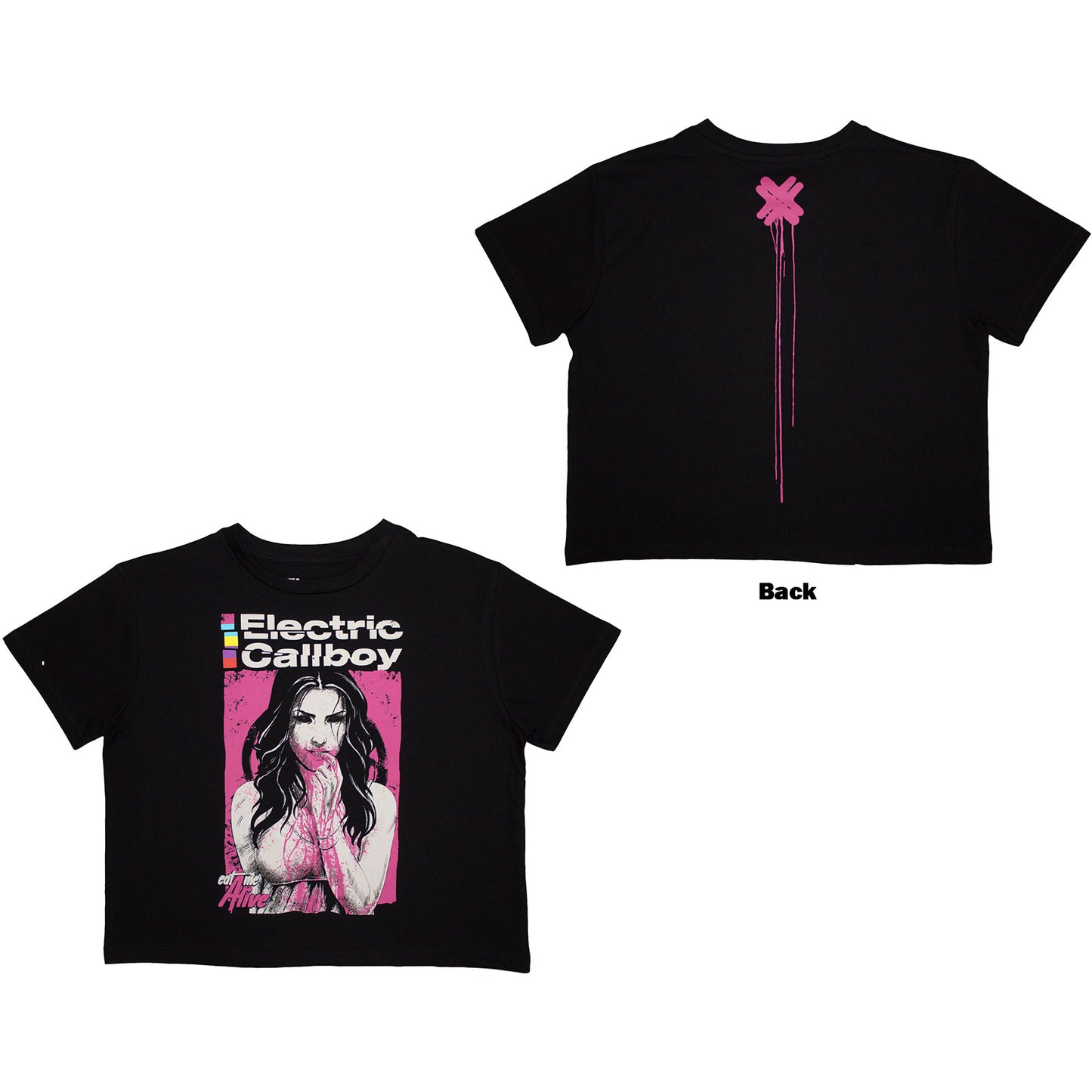 Electric Callboy Ladies Crop Top: Eat Me Alive