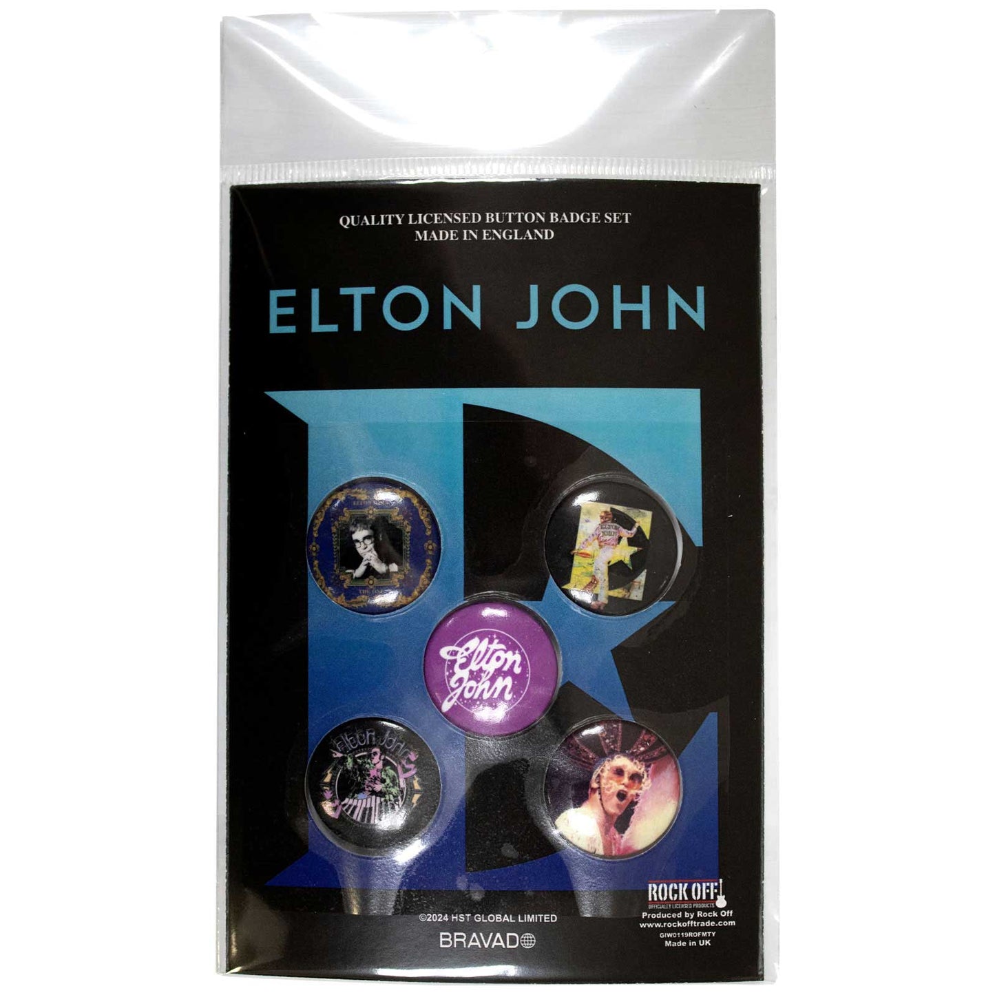 Elton John Badge: Glasses