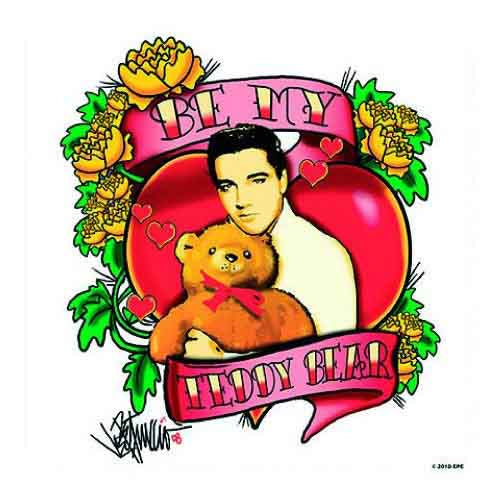 Elvis Presley Coaster: Be My Teddy Bear