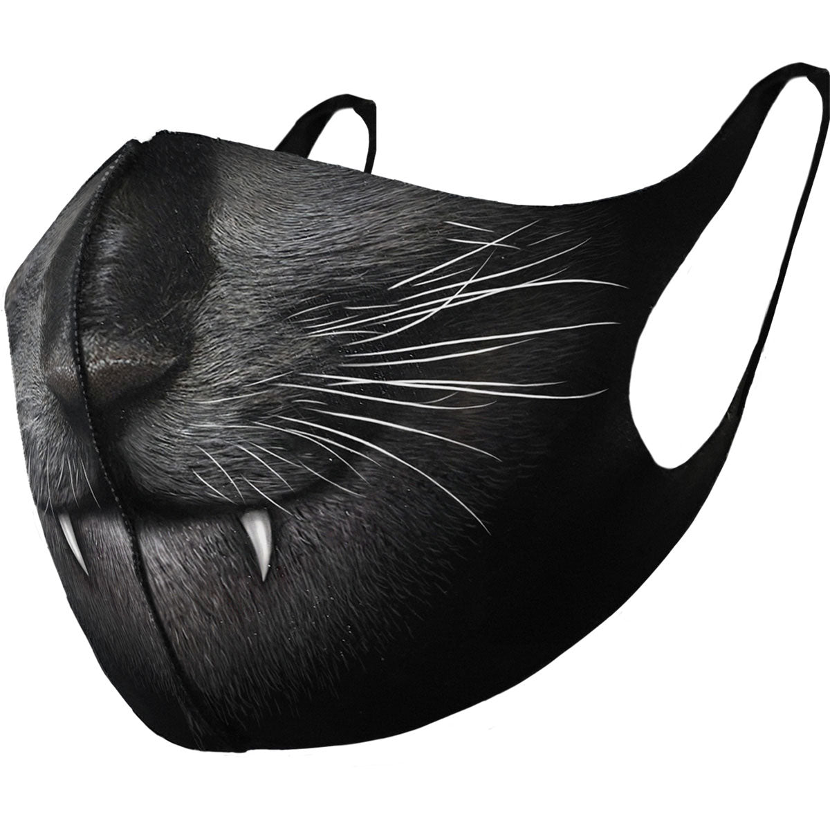 Spiral Face Mask: Cat Fangs