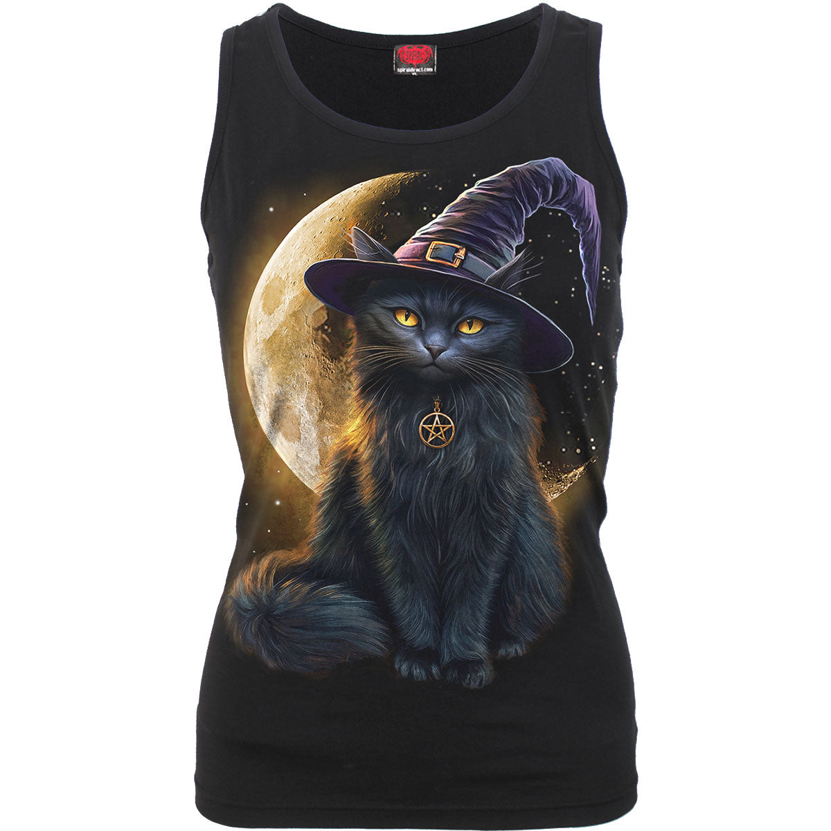Spiral Ladies Vest T-Shirt: Familiar Magic