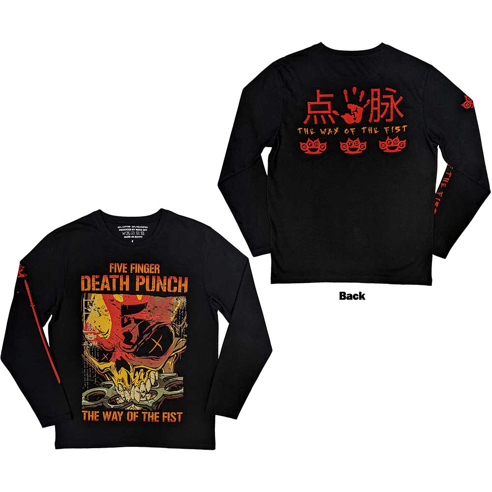 Five Finger Death Punch Long Sleeve T-Shirt: The Way Of The Fist