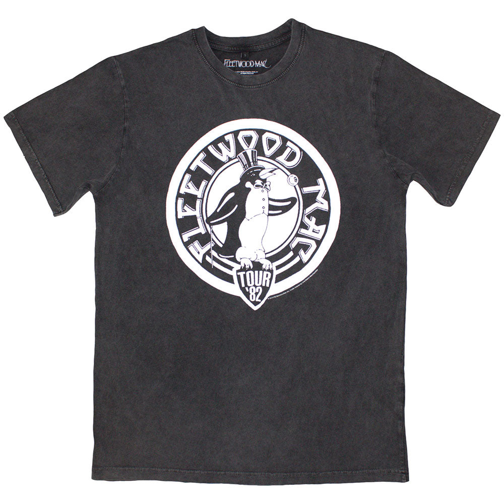 Fleetwood Mac Stone Wash T-Shirt: Tour '82 Penguin