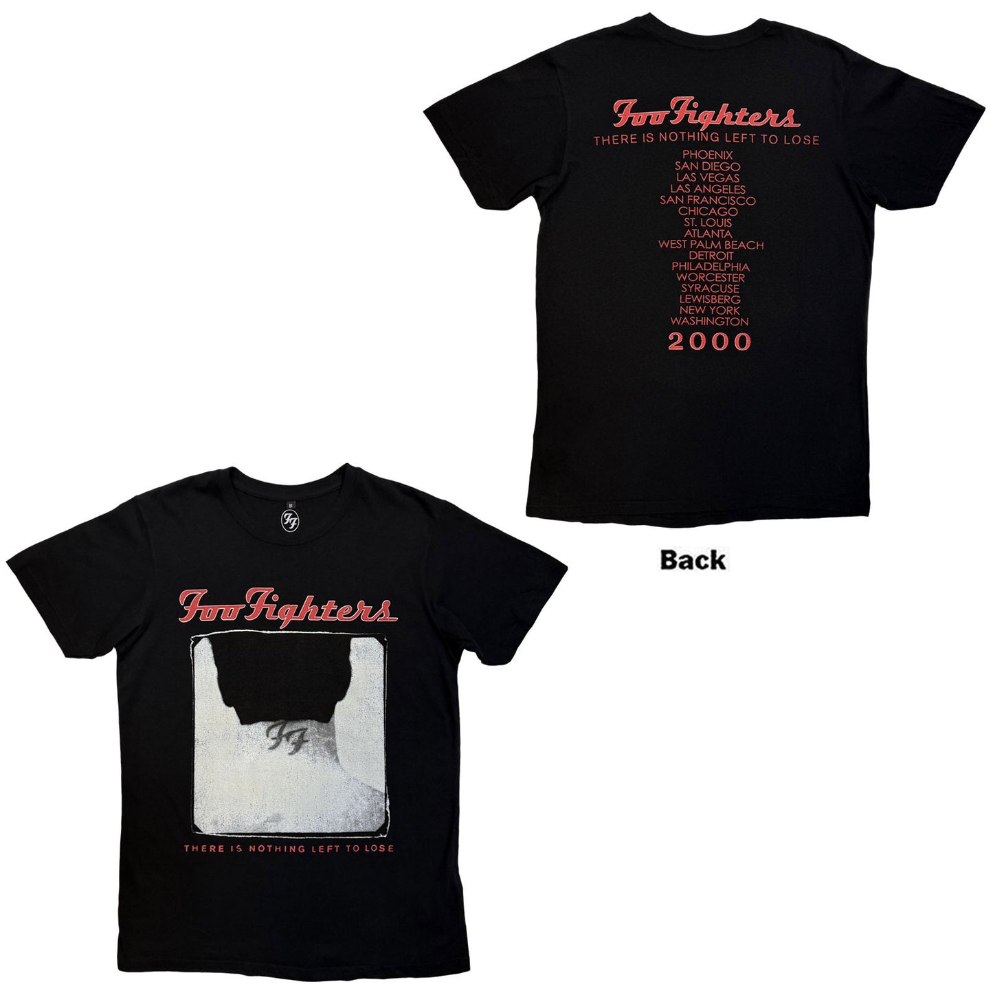 Foo Fighters Carbon T-Shirt: Nothing Left To Lose Tour